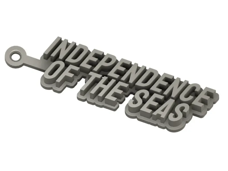 Royal Caribbean Independence of the Seas Keychain / Keyring