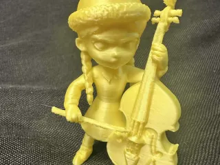 Wednesday Playing Cello in Santa's Hat Addams Family