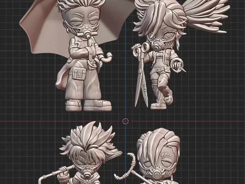 Gachiakuta Character Chibi Set