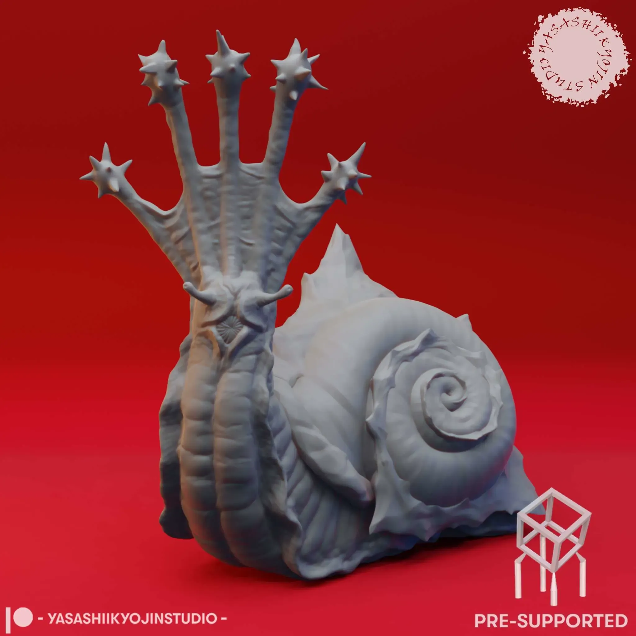 Lash Snail - Tabletop Miniature (Pre-Supported)