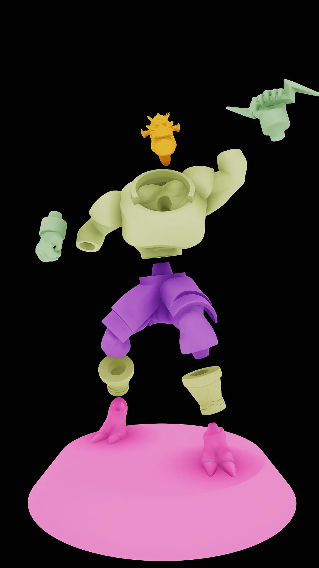 Tchang Zu 3D Model - Jackie Chan Adventures Villain