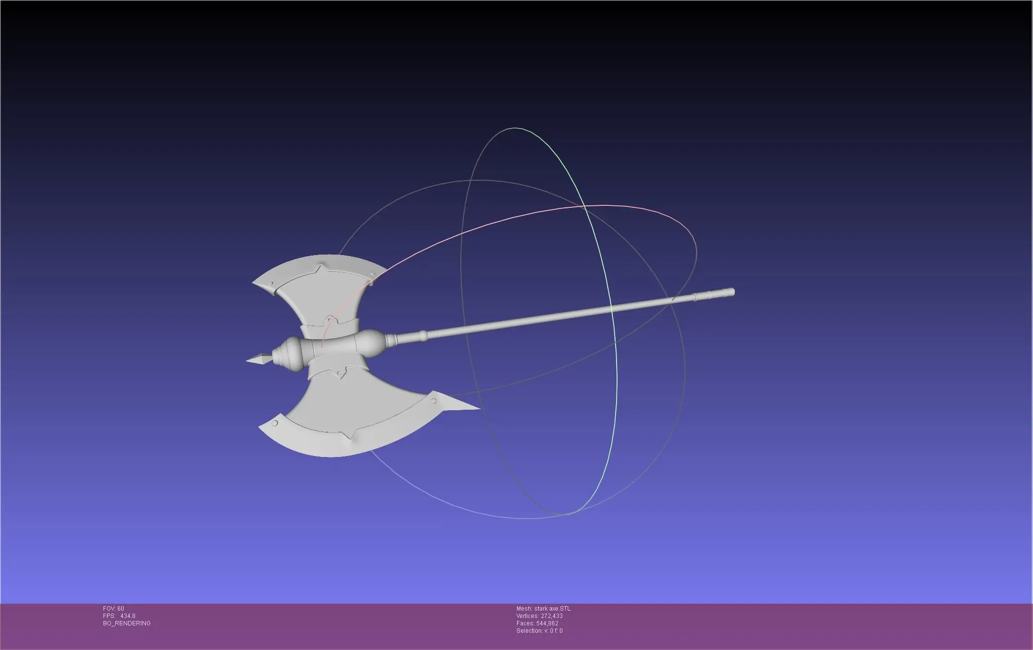 Frieren Stark Axe Printable Model