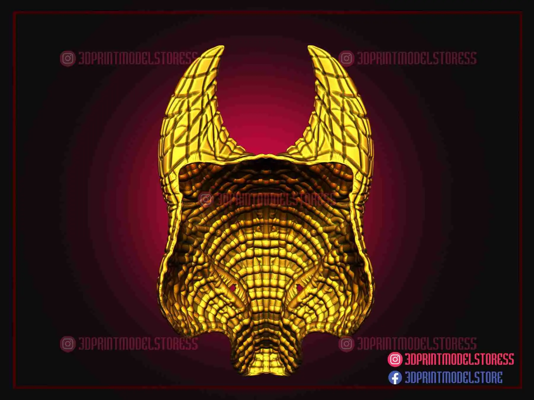 Squid Game Mask - Fox Vip Mask - Kitsune Mask for Cosplay
