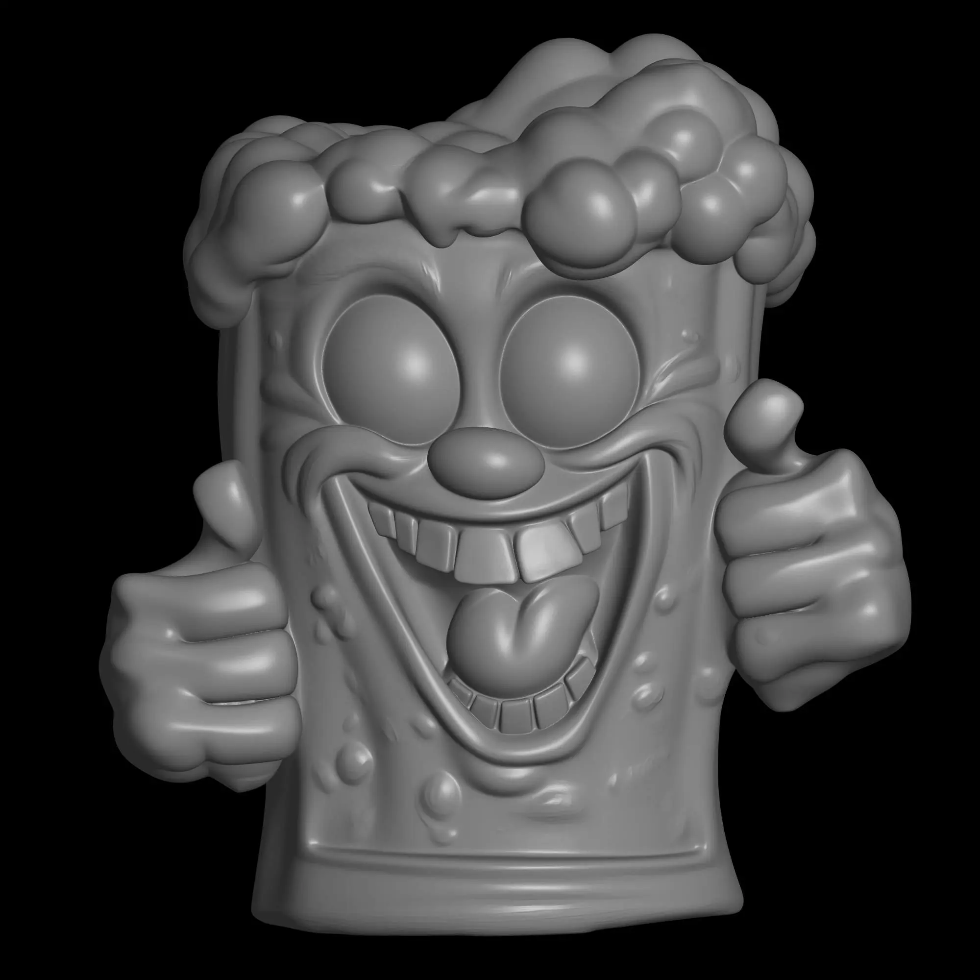 cartoon beer glass design