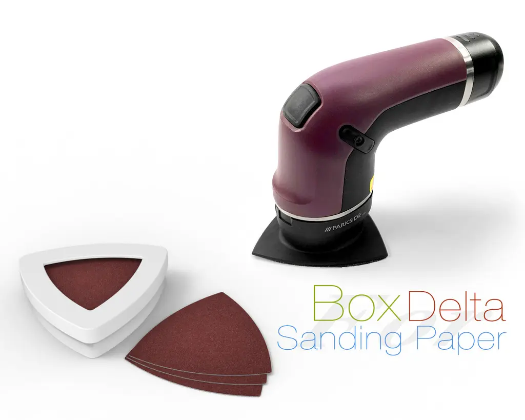 Box für Delta-Schleifpapier