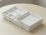 Adjustable Partition Stackable Component Organizer-2