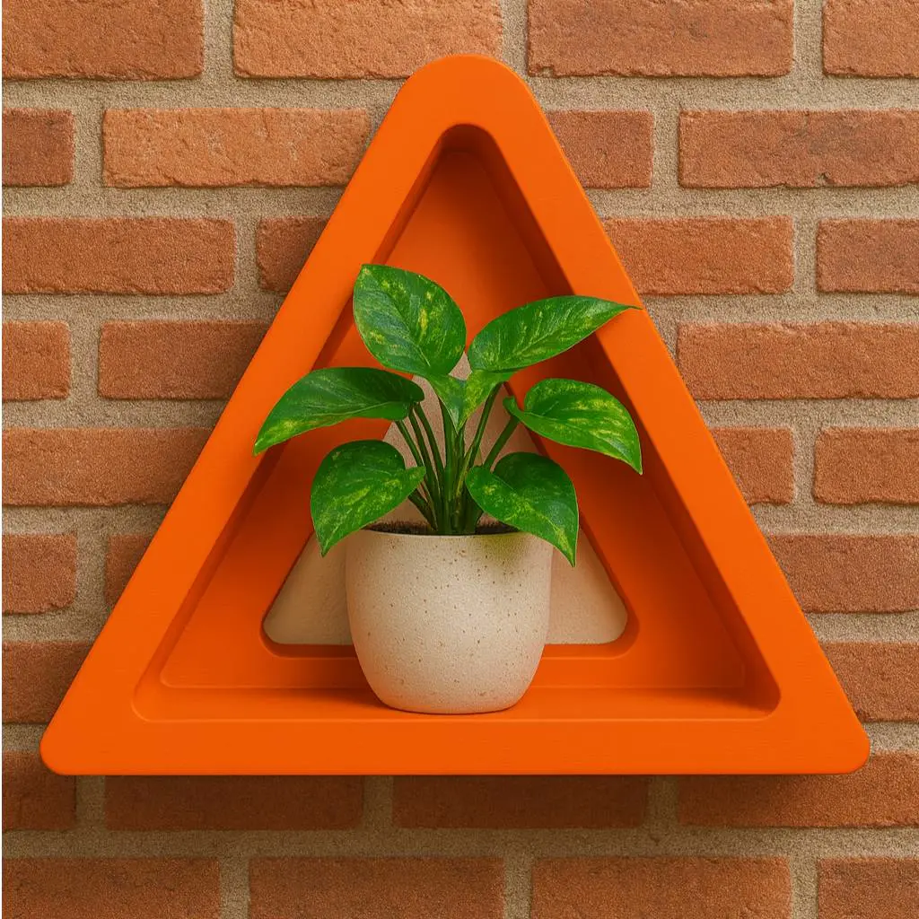 Geometric Shelf/Nook for wall or shelf