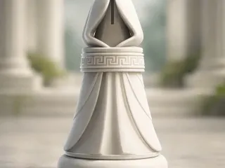 Bishop Priest Chess Piece