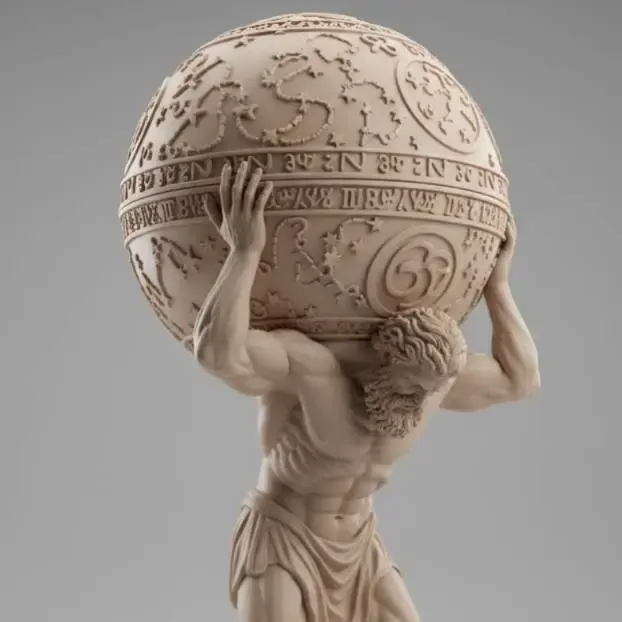Atlas, o Titã que Sustenta o Céu