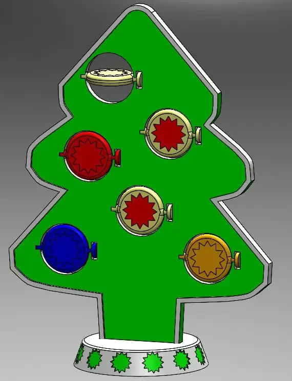 Soprar a árvore de Natal com um arranque