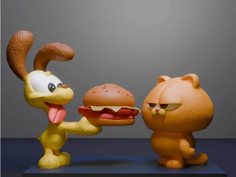 Garfield & Odie