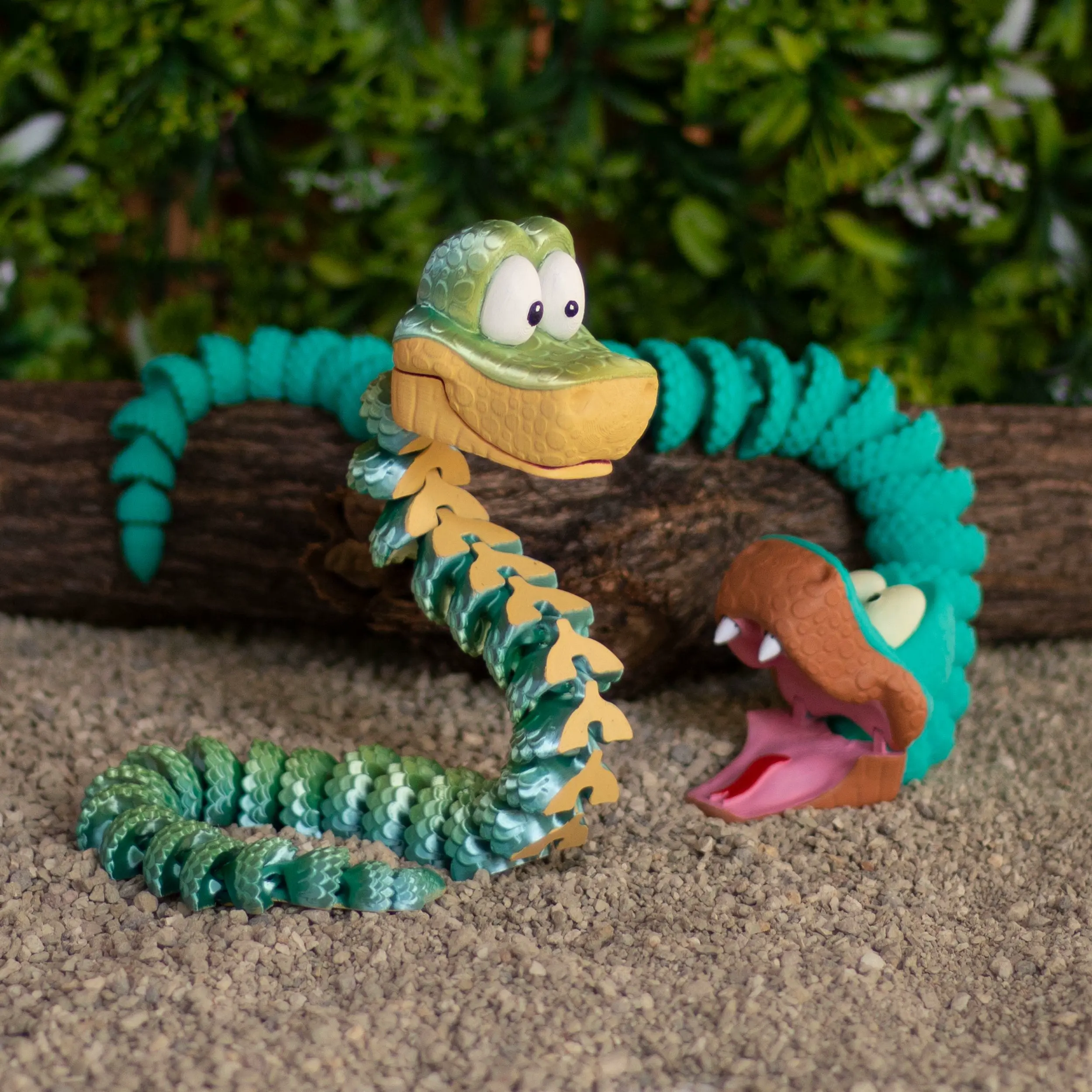 SNAKE CARTOON, FLEXI, PRINT-IN-PLACE