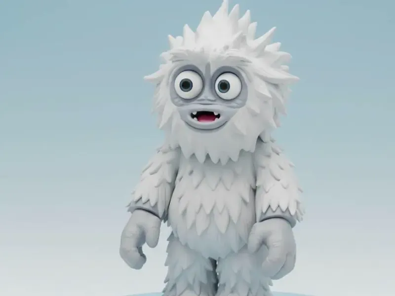 Snow Monster - Yeti - Easy Print