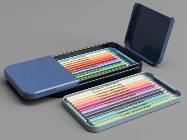 Box for Crayons and Pencils