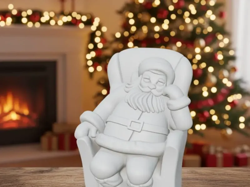 Christmas Santa Claus sleeping