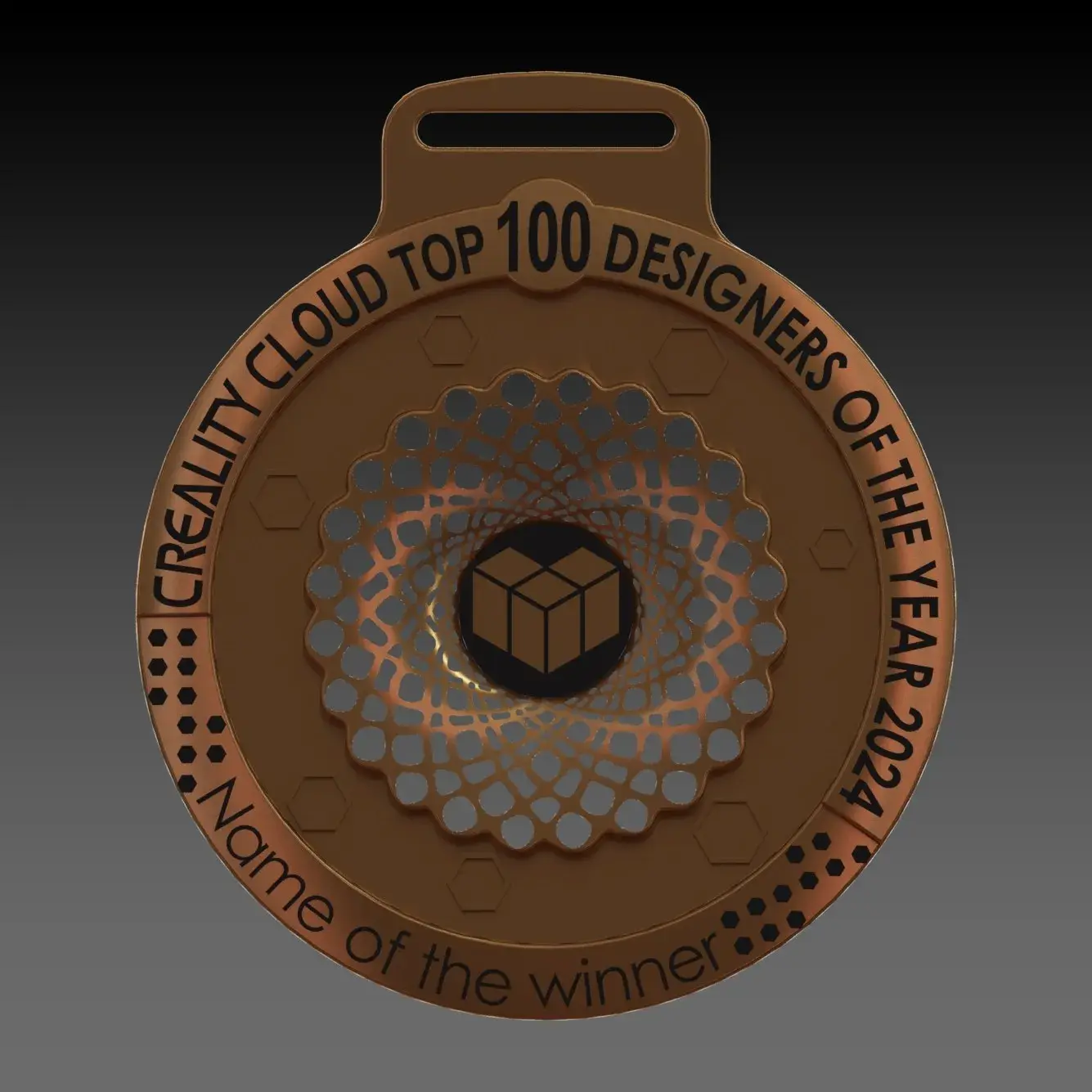 Medal Creality Cloud Top 100 Printers of the Year 2024