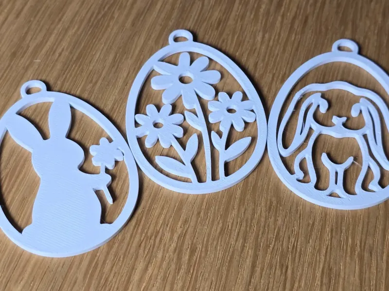 Ostern Ostereier Aufhänger Set 05