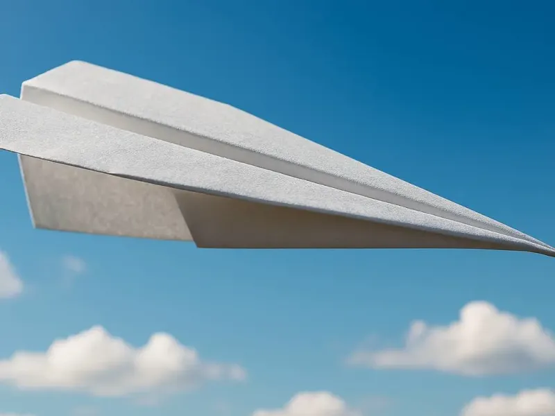 paper air plane