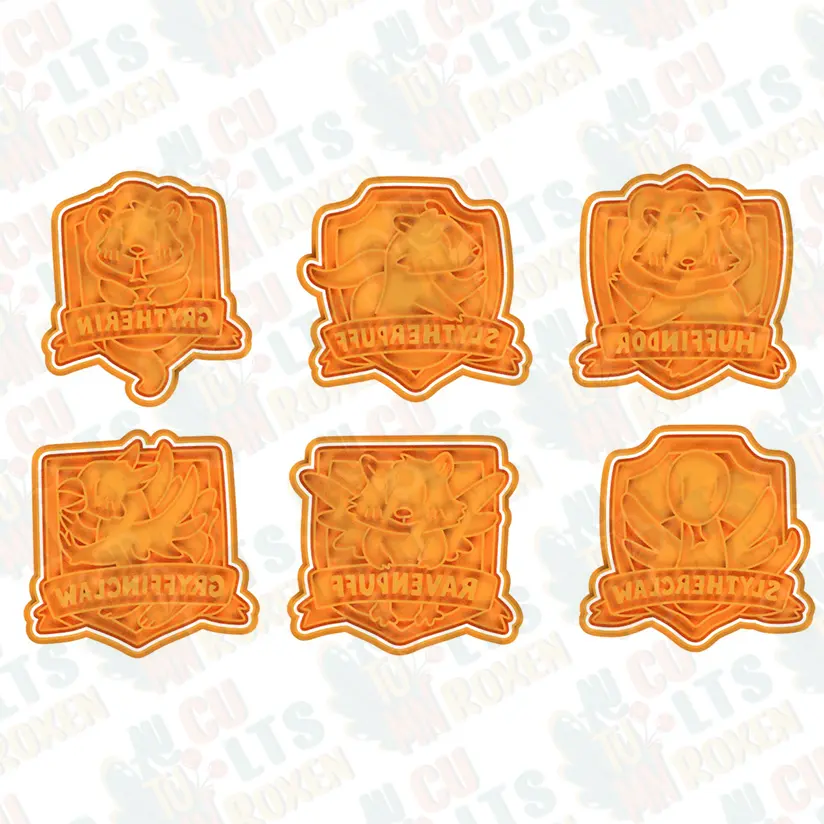Harry Potter cookie cutter set of 6