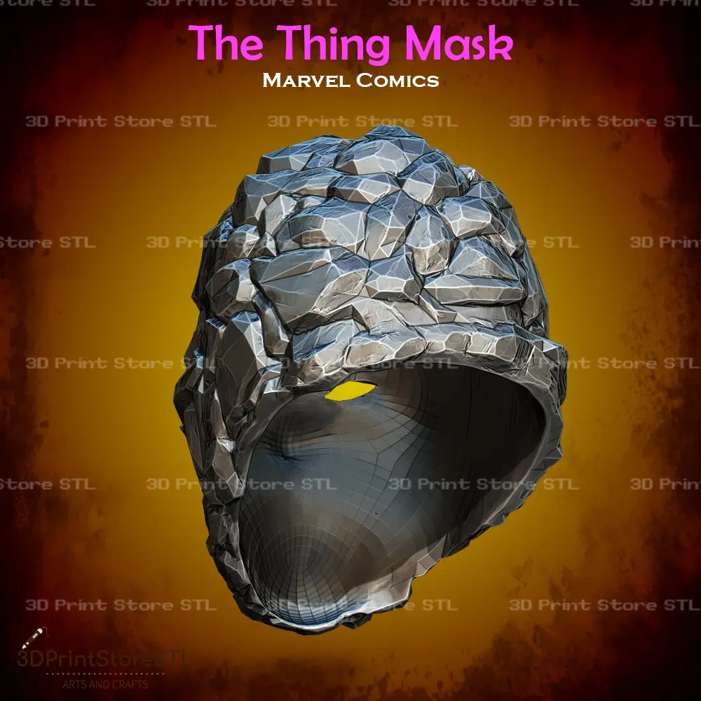 The Thing Mask Cosplay Marvel Comics - STL File | 3D models download ...