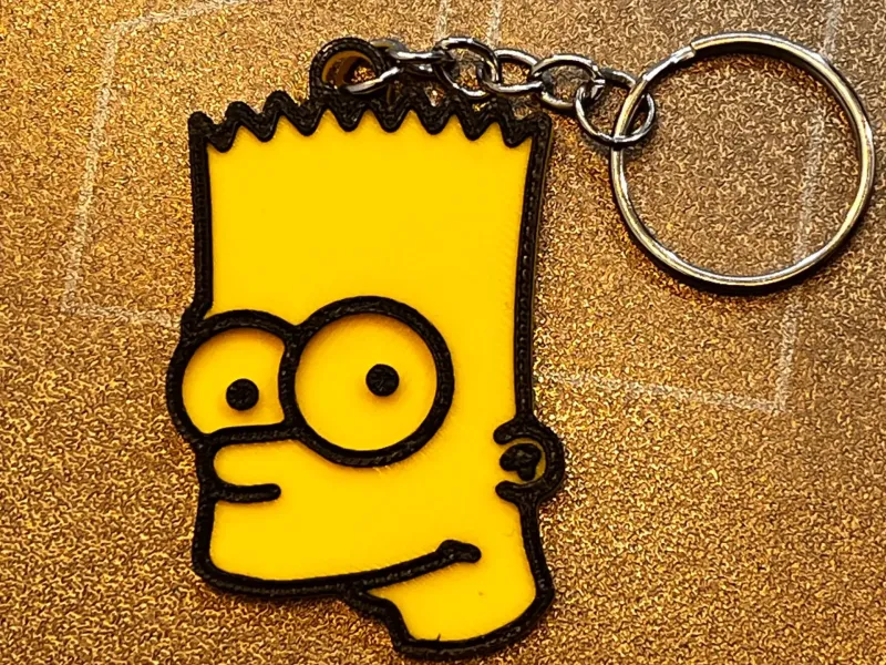 Keychain Bart Simpson