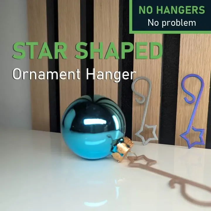 Stervormige Ornamentenhangers - Sterke Versie