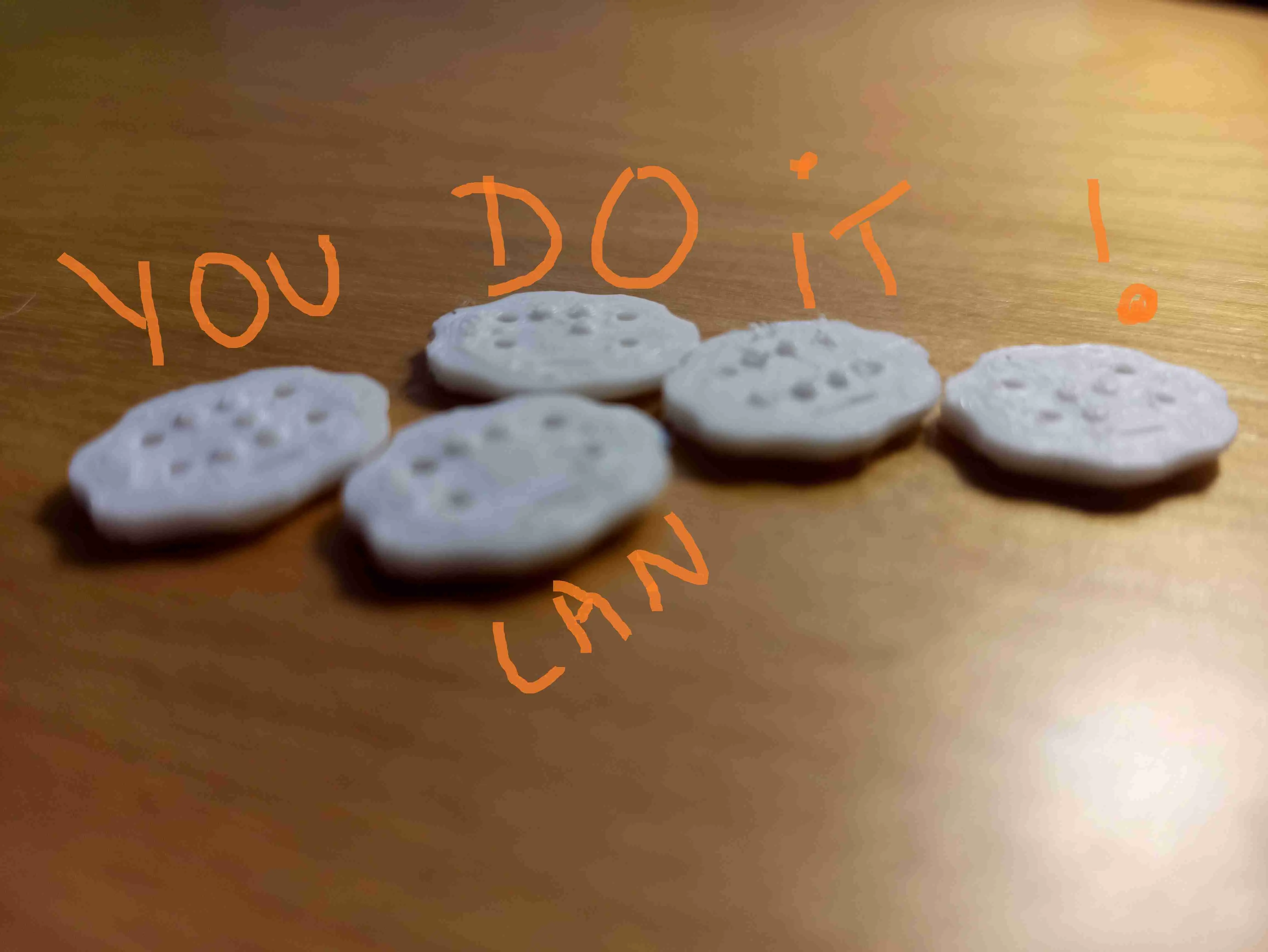 Braille buttons: a pep talk when buttoning your shirt