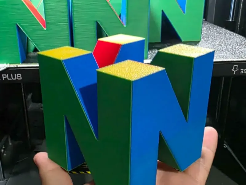 N64 logo accurate color x9 (full buildplate)