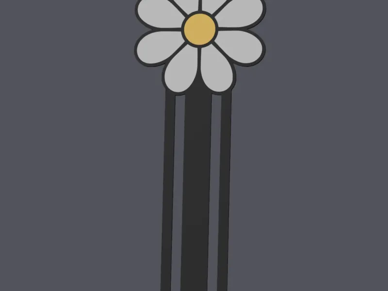 Daisy Flower - Bookmark v3 (Double Sided) - 2 versions