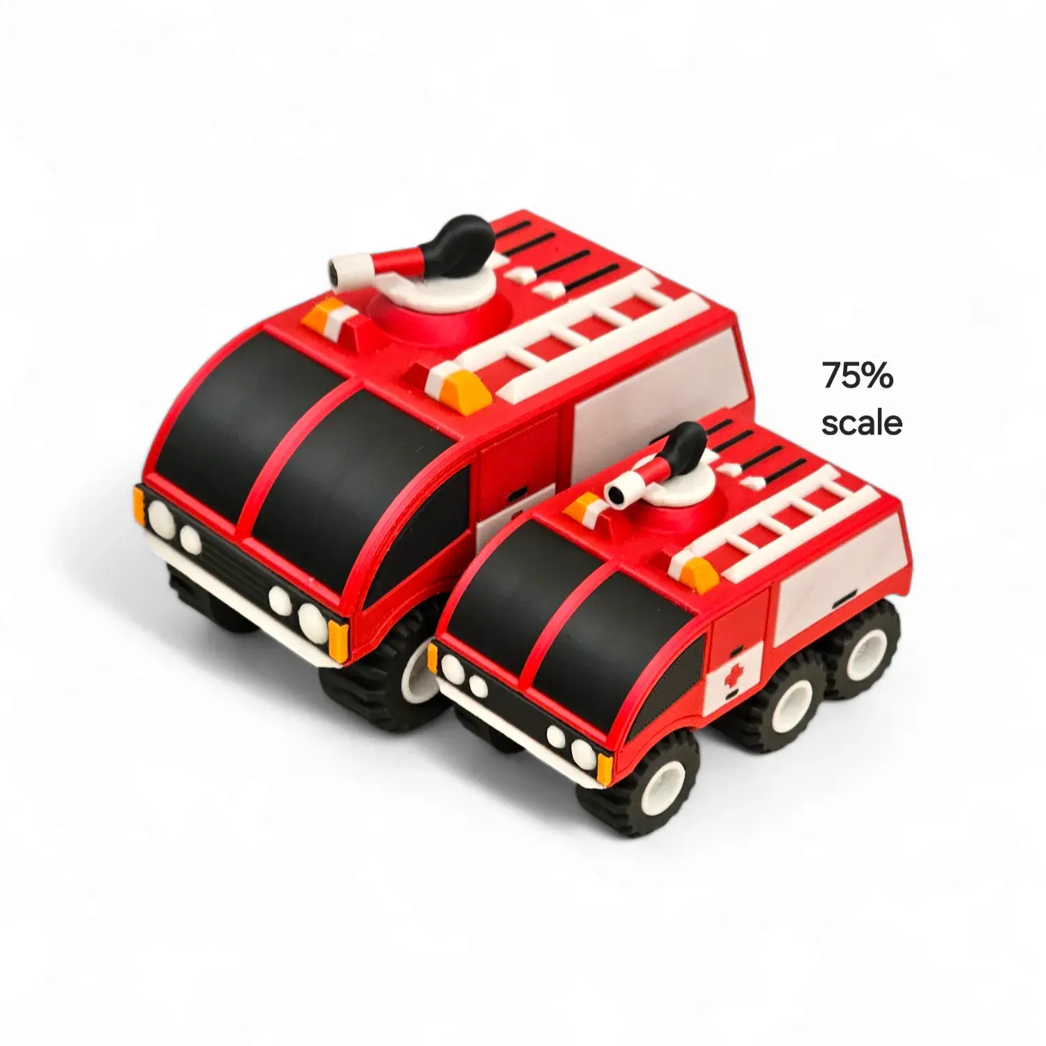Fire Truck Multicolor - Print in Place