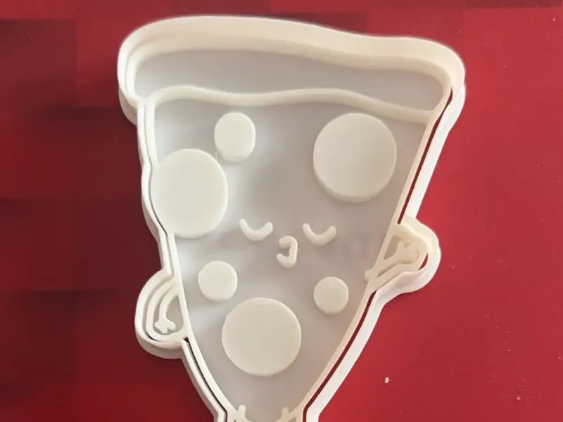 Cuuter cookie porción de pizza