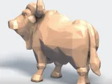 Yak Low Poly-2
