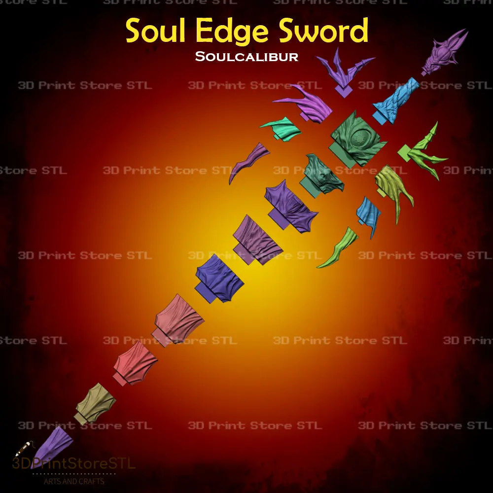 Soul Edge Sword Cosplay Soul Calibur - STL File