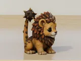 Cute Liontail Figurine-1