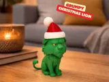 GRUMPY CHRISTMAS LION-0