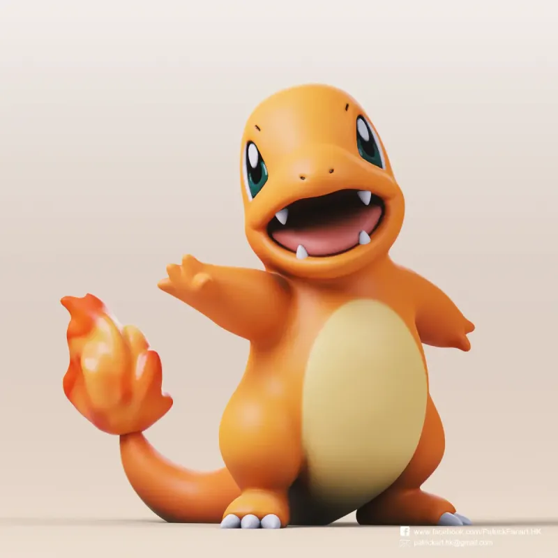 Home page module: Charmander(Pokemon)