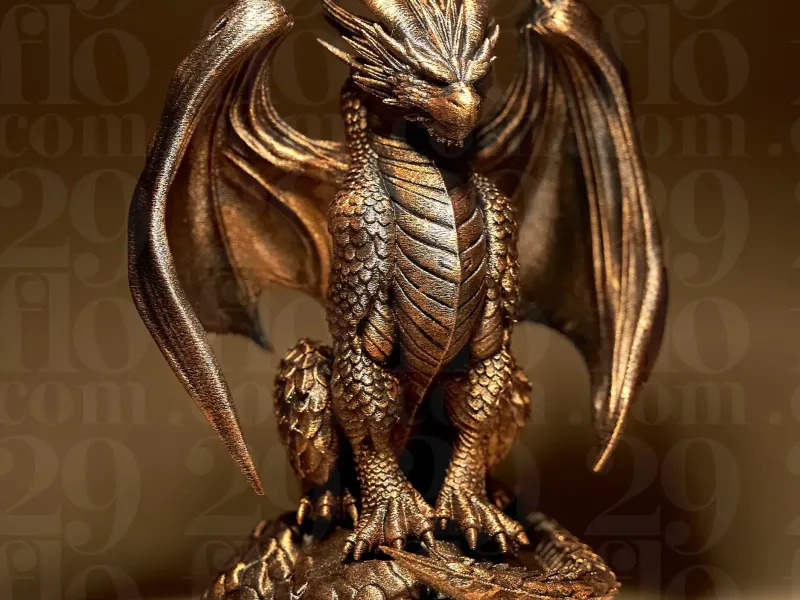 Majestic Dragon Statue
