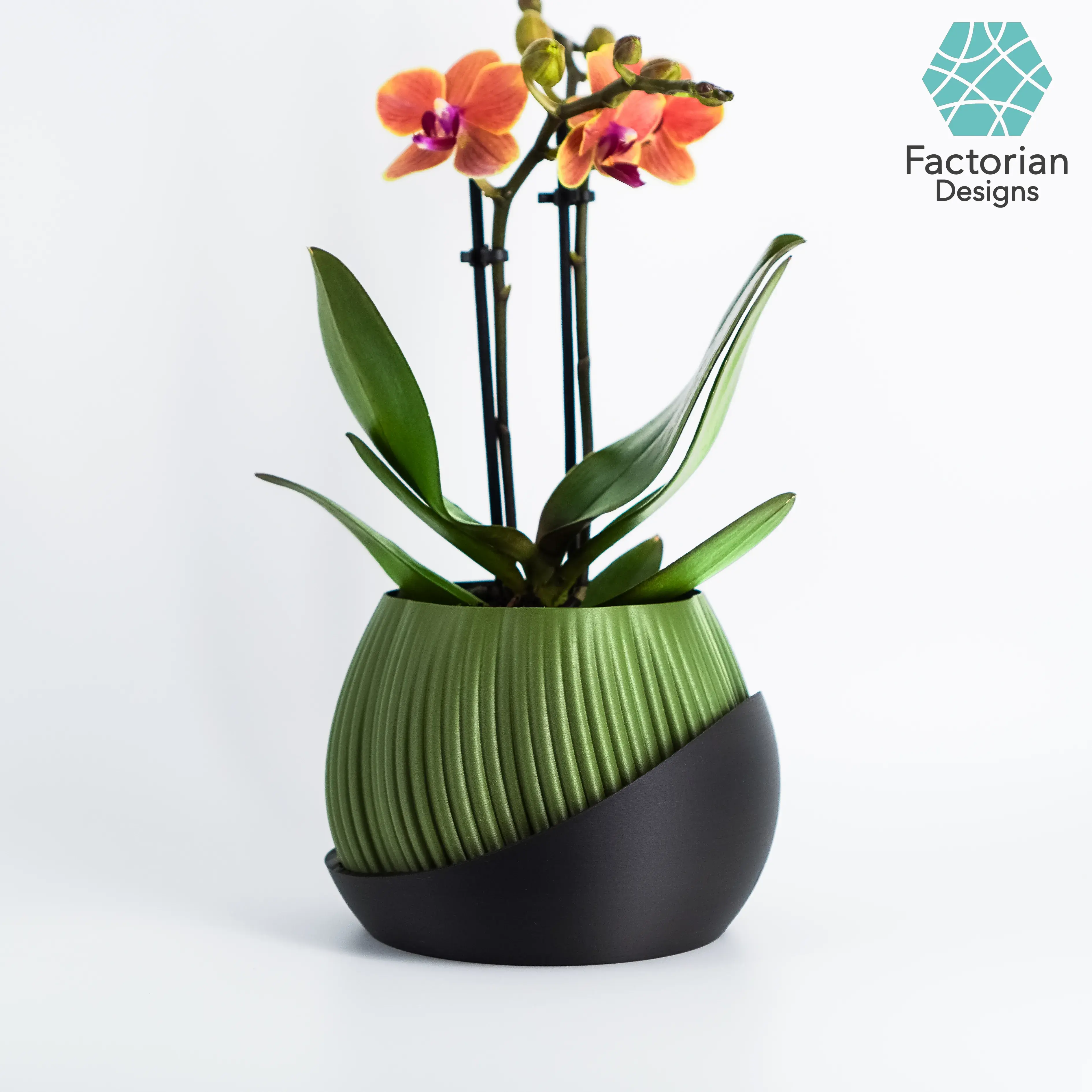 Plant Pot "Bloomcrest" | Planter STL to 3D print | Fused Pot