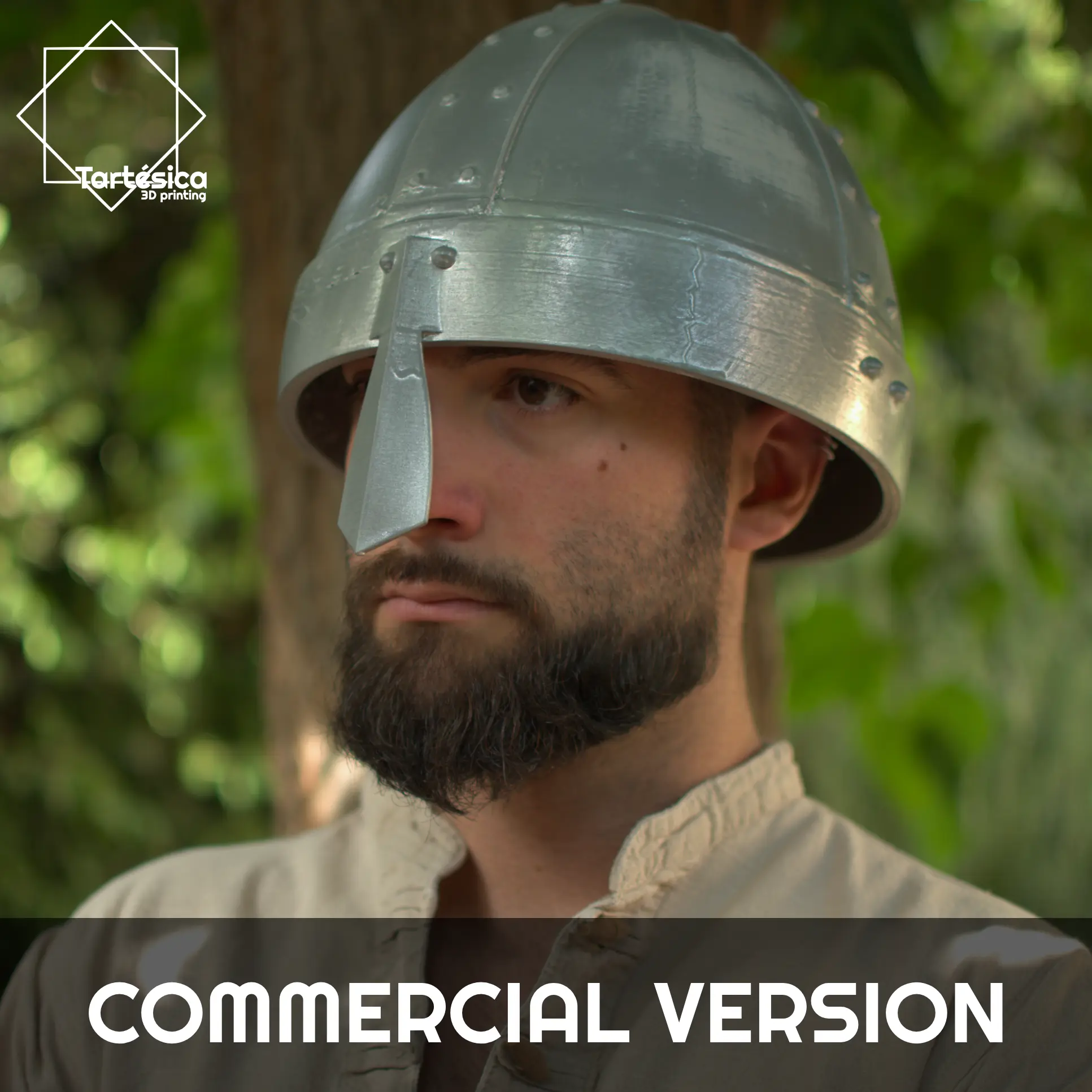 Medieval soldier helmet SPANGENHELM commercial