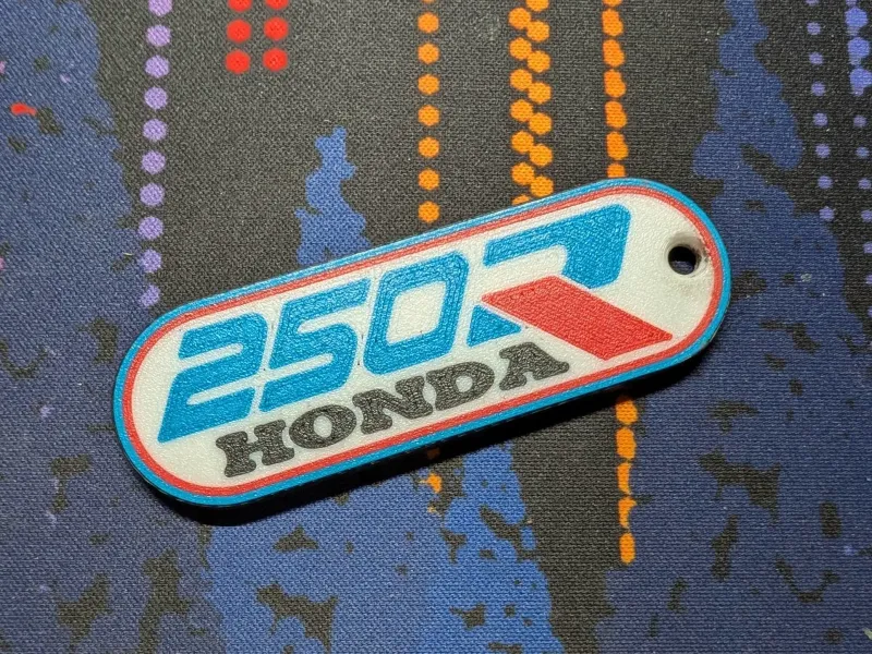 Honda XL250R Keychain