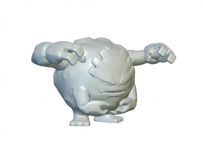 Pokemon Graveler #75 - Gata pentru imprimarea 3D!
