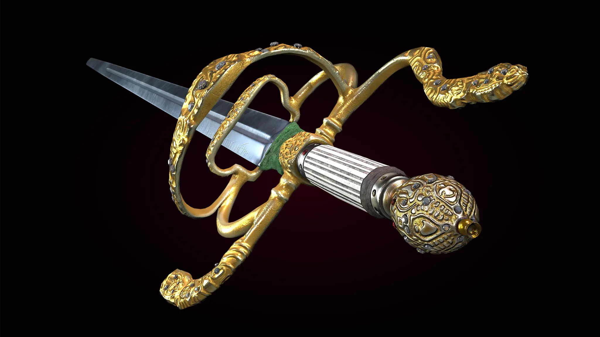 Toledo Salamanca sword for 3d print | 3D models download | Creality Cloud