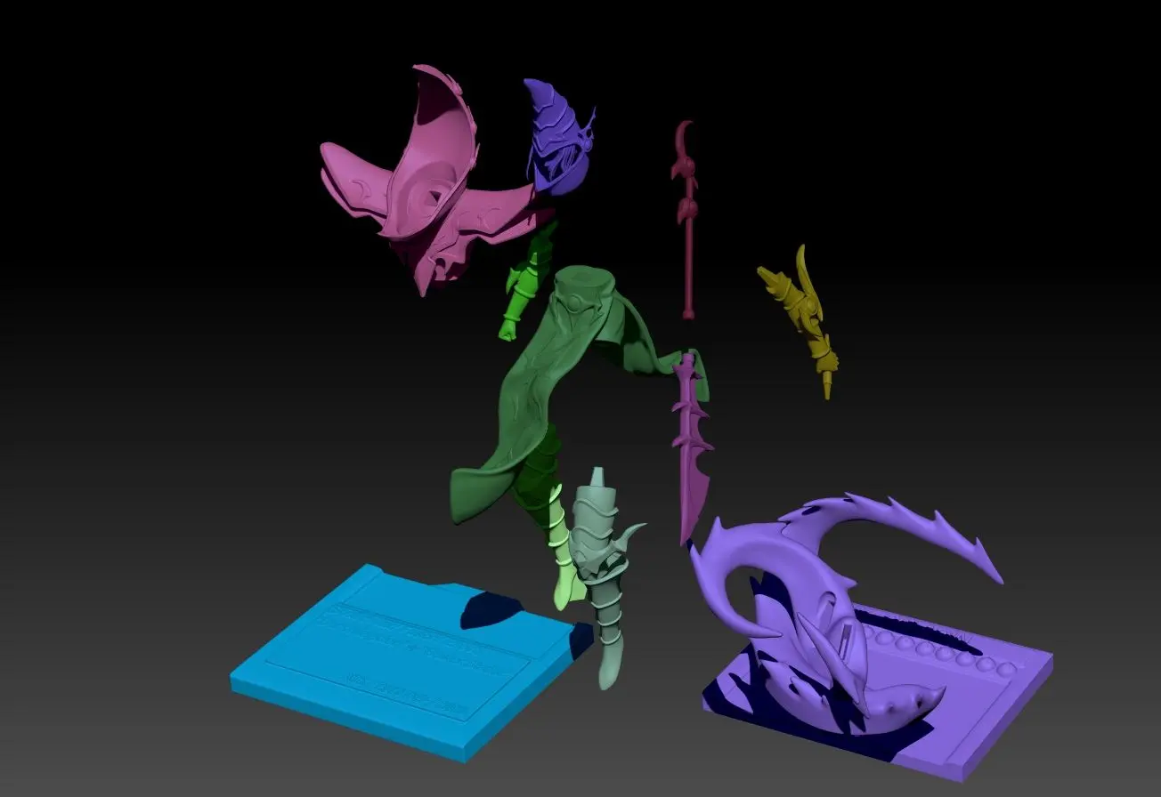 DARK PALADIN YUGIOH 3D PRINTING MODEL