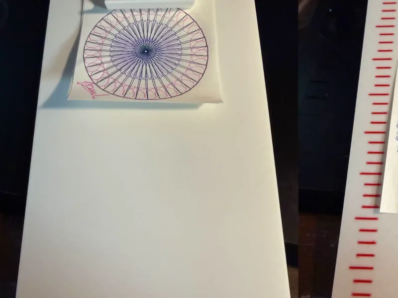 2 part pla clipboard with optional ruler guide on the back