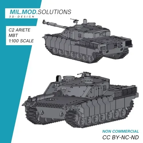 Ariete C2 MBT Italien NATO Tabletop