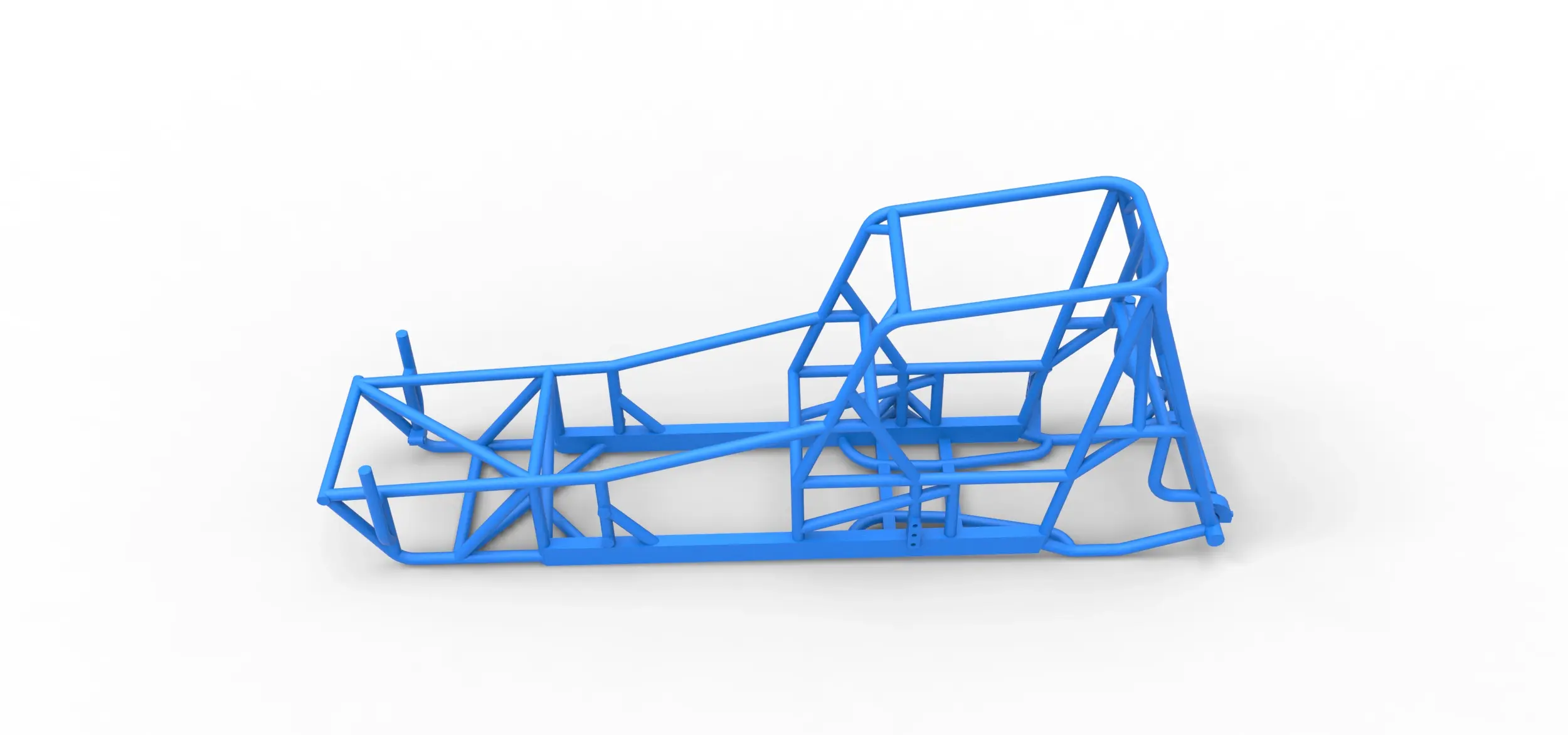 Frame of Vintage Northeast Dirt Modified stock car 1:25