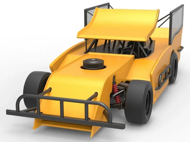 Outlaw Figure 8 Modified stock car Version 2 Scale 1:25