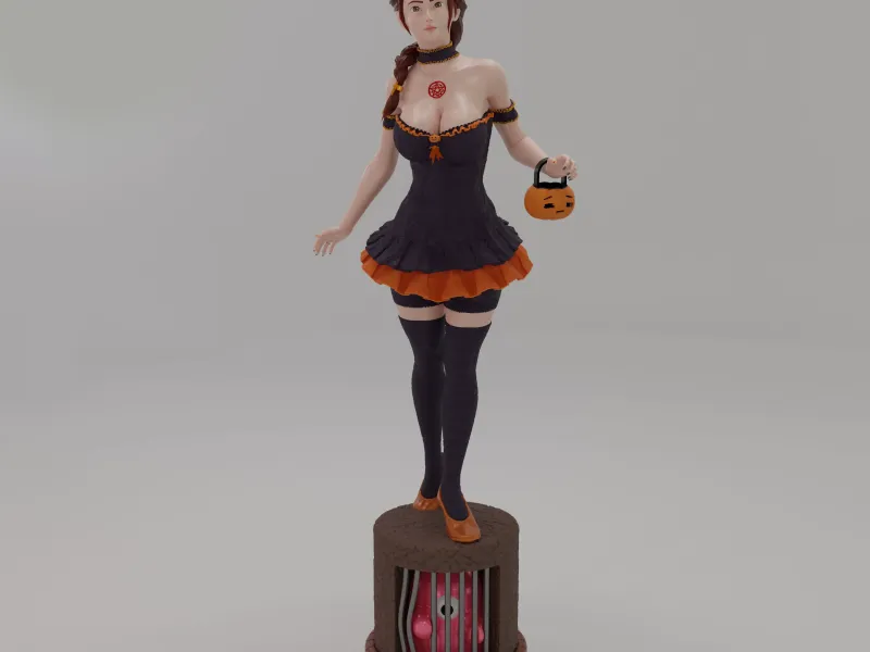 Creality Cloud Model exclusiv - Fata de Halloween