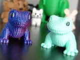 Cute Knitted Gecko-3