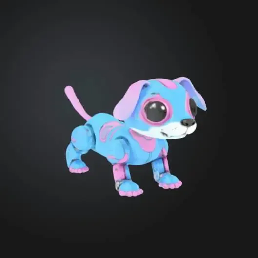 Mecha dog figurine